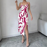 Summer Printed Suspender Dress - Fashion Slim Lace-up for Women - Florence Luxe