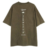 Dark Skull Short Sleeve Shirt for High Street Style