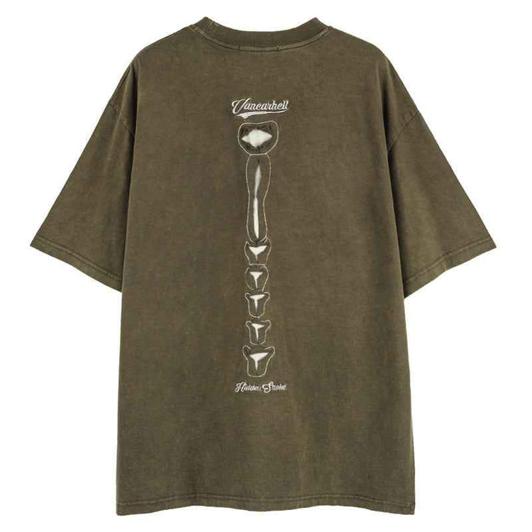 Dark Skull Short Sleeve Shirt for High Street Style