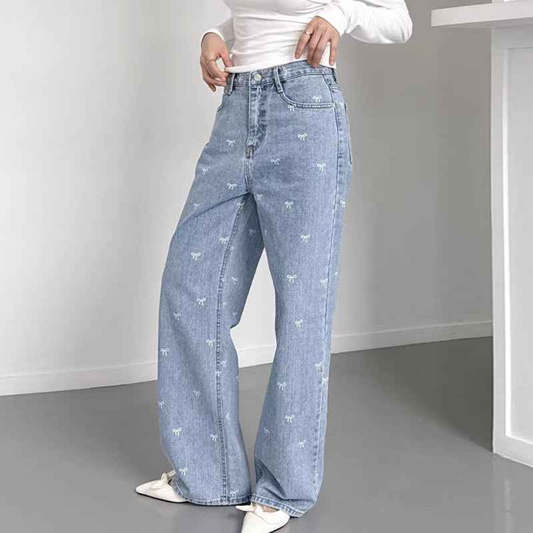 All-Matching Wide Leg Jeans for Women - Stylish and Versatile Fashion Essential