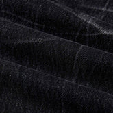 American Washed Old Lightning Crack Jeans