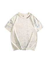 Tie Dye Short Sleeve T-Shirt - Full Printing Fashion Tee