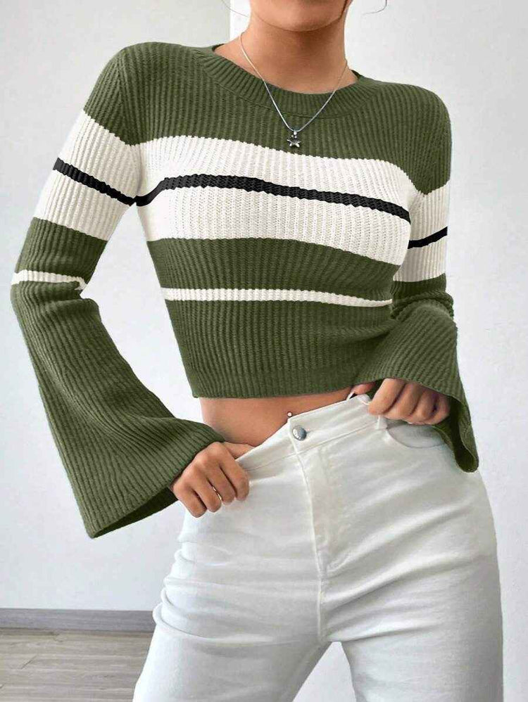 Gentle Niche Design Black Small Business Suit Coat with Striped Contrast Color Pullover for Professional Style