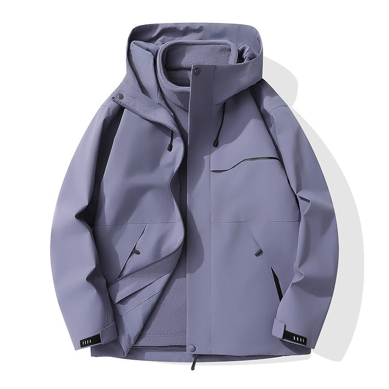 Outdoor Waterproof Jacket Men - Cotton Coat for All Weather Conditions - Florence Luxe