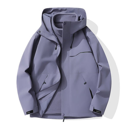 Outdoor Waterproof Jacket Men - Cotton Coat for All Weather Conditions - Florence Luxe