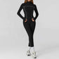 Zipper Slim Fit Yoga Suit - Three-Piece Health Sports Activewear