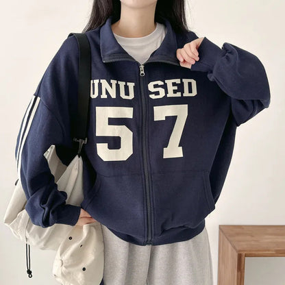 Design Sense Niche Couple Coat High Street Two Bars Raglan - Florence Luxe