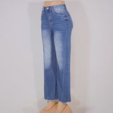 Fashion High Waist Jeans.